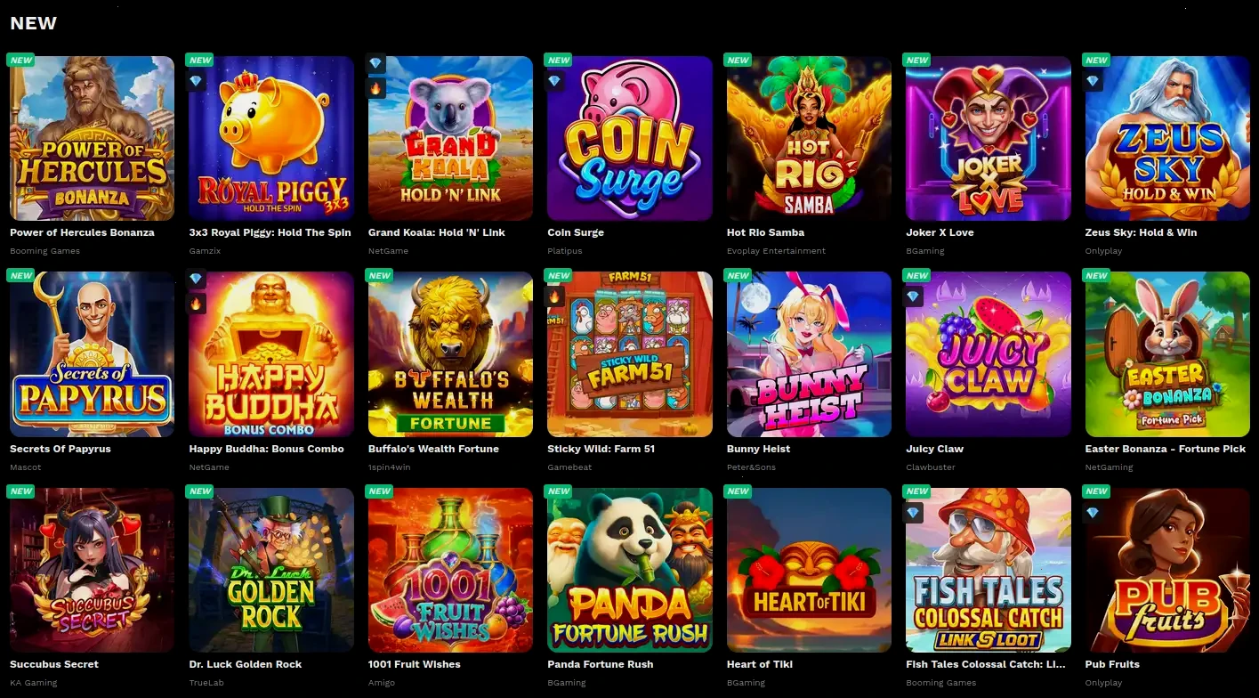 F1 Casino gry online